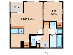 DEVELD大曽根の物件間取画像